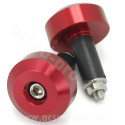 EMBOUT GUIDON OPM DINGO SCOOT / MAXISCOOT / MOTO ROUGE Ø14mm (LA PAIRE)