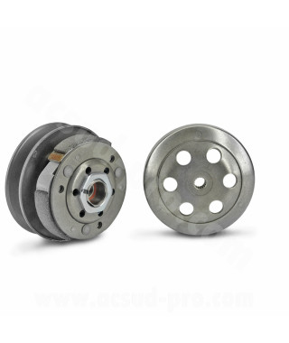 EMBRAYAGE SCOOTER TNT COMPLET ADAPT. MBK 50 BOOSTER / NEOS / YAMAHA AEROX /  SLIDER / APRILIA 50 SR / MALAGUTI 50 F12 Ø107