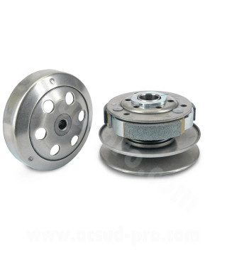 EMBRAYAGE SCOOTER TNT COMPLET ADAPT. PEUGEOT BUXY / TYPHOON / TREKKER / KISBEE 2T / PIAGGIO ZIP Ø107