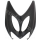 FACE . TABLIER . CARENAGE AVANT ADAPT. MBK NITRO / YAMAHA AEROX 1998-2012 NOIR MAT