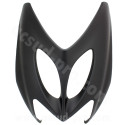 FACE . TABLIER . CARENAGE AVANT ADAPT. MBK NITRO / YAMAHA AEROX 1998-2012 NOIR MAT