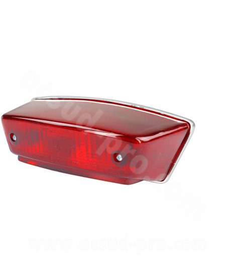 FEU ARRIERE COMPLET ADAPT. MBK 50 STUNT / YAMAHA 50 SLIDER-125 TZR 1991-1993 ROUGE (OEM  : 4GV-H4710-00)*
