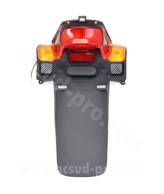 FEU ARRIERE COMPLET ADAPT. MBK BOOSTER NEXT / YAMAHA BWS NEXT AVEC BAVETTE (HOMOLOGUEE CE) 4SB