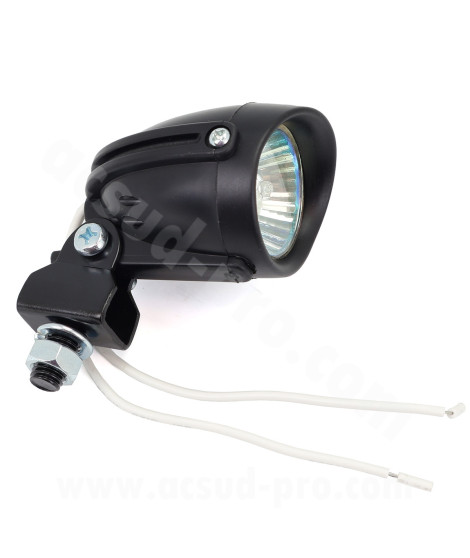 FEU AVANT ADDITIONNEL 12V 20W ORIENTABLE NOIR   * (Ø40MM)