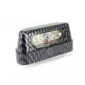 FEU ECLAIRAGE DE PLAQUE HOMOLOGUE TNT A LEDS IMITATION CARBONE