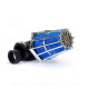 FILTRE A AIR CARENZI R 90° Ø35/28 CHROME/BLEU
