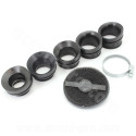 FILTRE A AIR MARCHALD POWER FILTER NOIR L 40mm / Ø CONNEXION  28-32-36-39-43MM