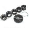 FILTRE A AIR MARCHALD POWER FILTER NOIR L 40mm / Ø CONNEXION  28-32-36-39-43MM