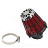FILTRE A AIR SCOOT MALOSSI E5 NOIR MOUSSE ROUGE Ø38