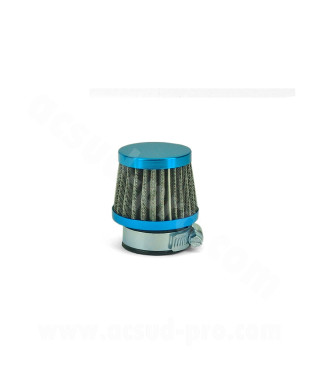 FILTRE A AIR TNT TYPE KN SMALL DROIT Ø28/35 BLEU