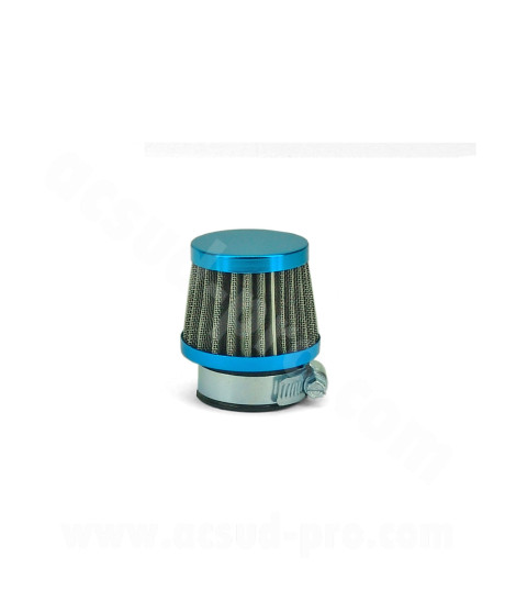 FILTRE A AIR TNT TYPE KN SMALL DROIT Ø28/35 BLEU