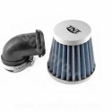 FILTRE A AIR TYPE KN COUDE Ø28/35 BLANC