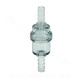 FILTRE A ESSENCE CYLINDRIQUE PLASTIQUE TRANSPARENT ACSUD Ø6