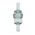FILTRE A ESSENCE CYLINDRIQUE PLASTIQUE TRANSPARENT ACSUD Ø6