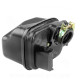 FILTRE / BOITE A AIR MOTO NOIR ADAPT. YAMAHA PW 50 1981-2023