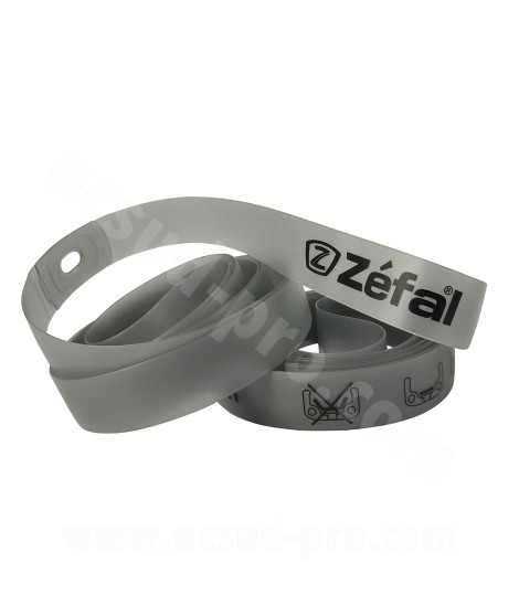FOND DE JANTE ZEFAL ROUTE 700X16 GRIS HAUTE PRESSION (BLISTER X2)