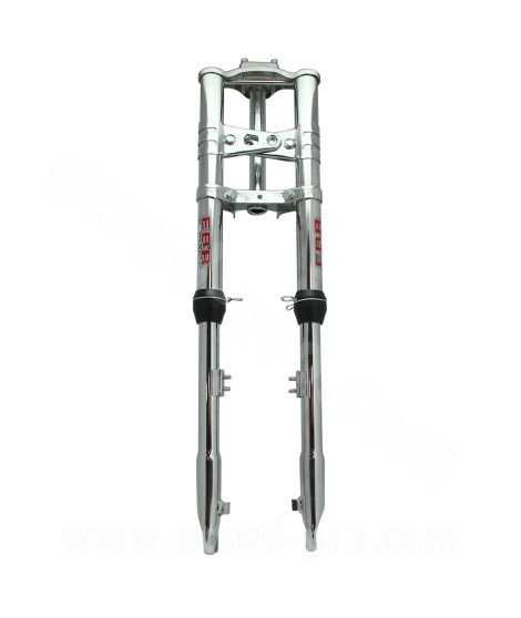 FOURCHE CYCLO EBR INVERSEE MECANIQUE 103 / MBK 51 CHROMEE