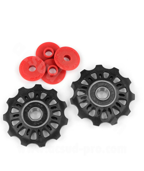 GALETS DE DERAILLEUR SUNRACE 11 DENTS (JEU DE 2)