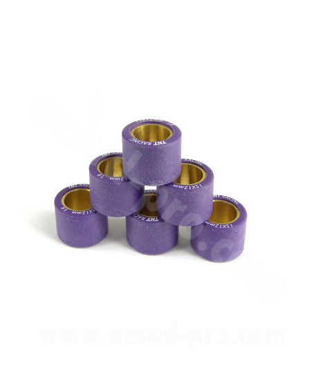 GALET VARIATEUR CARENZI Ø15 x 12 7g  ADAPT. YAMAHA / MBK BOOSTER / BWS / STUNT / SLIDER / NITRO / AEROX