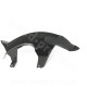 GARDE BOUE ARRIERE ADAPT. PEUGEOT LUDIX 10 NOIR METAL