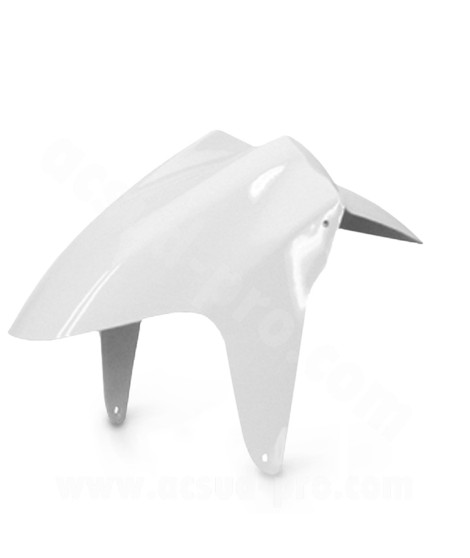 GARDE BOUE AVANT ADAPT. MBK 50 NITRO 1997-2012 / YAMAHA 50 AEROX 1997-2012  BLANC