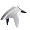 GARDE BOUE AVANT ADAPT. MBK 50 NITRO 1997-2012 / YAMAHA 50 AEROX 1997-2012  GRIS METAL