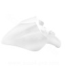 GARDE BOUE AVANT ADAPT. MBK 50 OVETTO 2008-2010 /  YAMAHA 50 NEOS 2008-2010  BLANC