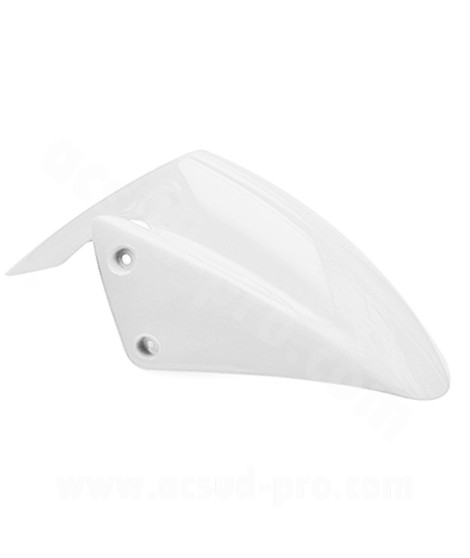 GARDE BOUE AVANT ADAPT. MBK MACH G / YAMAHA JOG BLANC