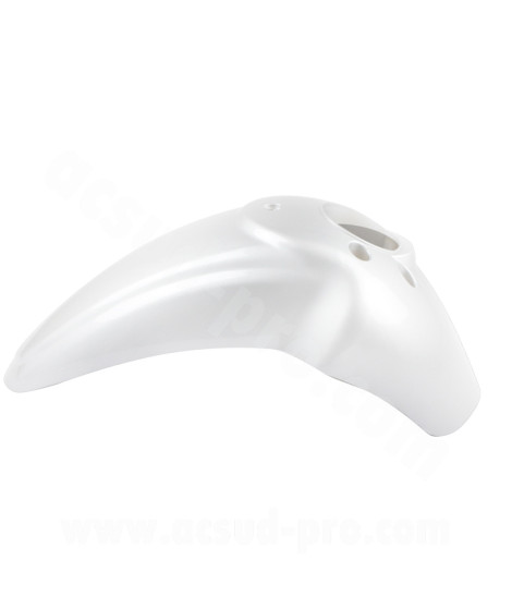 GARDE BOUE AVANT ADAPT. PIAGGIO LIBERTY BLANC PERLE 50 / 125 / 200cc 2004-2014