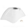 GARDE BOUE AVANT ADAPT. PIAGGIO ZIP 50 2T AC-4T BLANC