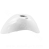 GARDE BOUE AVANT ADAPT. PIAGGIO ZIP SP2 50 2T LC BLANC (MONO FOURCHE)