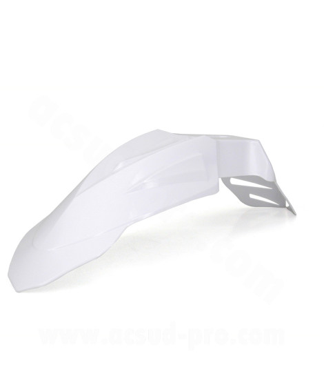 GARDE BOUE AVANT SUPER MOTARD BLANC (UNIVERSEL)