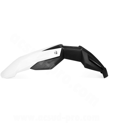 GARDE BOUE AV SUPER MOTARD NOEND UNIVERSEL (2 PIÉCES) NOIR / BLANC