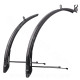 GARDE BOUE VELO SET 26"/28" CITY/VTC POLISPORT EXPANDER CITY REGLABLE EN LONGUEUR LARGEUR 46 (LA PAIRE)