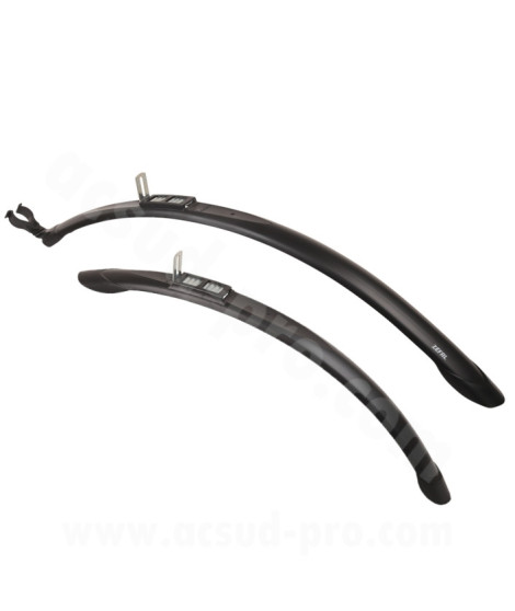 GARDE BOUE VELO SET 650B/700C/26"/27.5"/29" ZEFAL TRAIL SET 45mm (LA PAIRE)