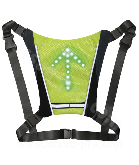 GILET REFLECHISSANT AVEC LED DIRECTIONNEL