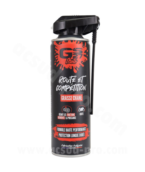 GRAISSE CHAINE MOTO ROUTE & COMPÉTITION GS 27 300ML