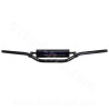 GUIDON MOTO CROSS / MECABOITE CARENZI EVO AVEC MOUSSE Ø22MM  (L : 810MM / H : 50mm) NOIR