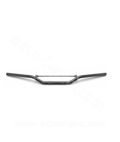 GUIDON MOTO / MECABOITE / CROSS ALU NOEND IMITATION CARBONE Ø22mm (L : 810mm H : 93mm)