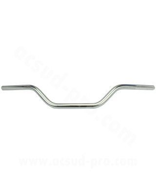 GUIDON MOTO / MECABOITE / CROSS NOEND ALUMINIUM Ø22.2 COULEUR ALU ( L: 710mm H: 100mm )