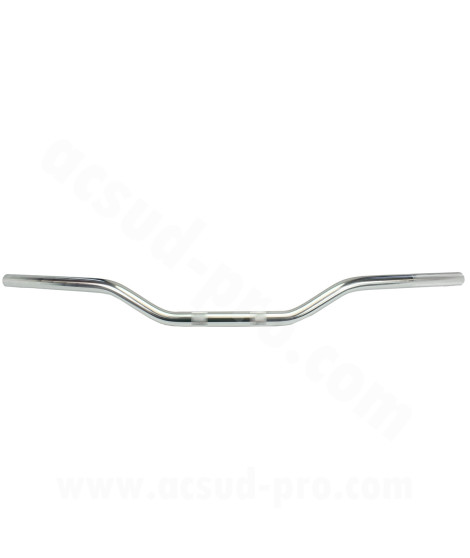 GUIDON MOTO / MECABOITE / CROSS  NOEND ALUMINIUM Ø22.2 COULEUR ALU (L : 760mm H : 100mm)