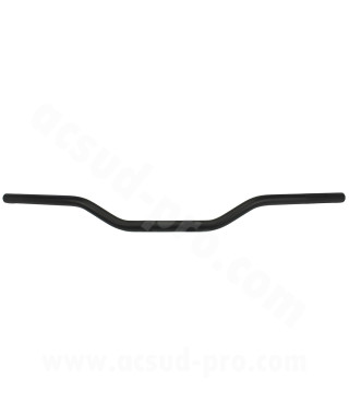 GUIDON MOTO / MECABOITE / CROSS  NOEND ALUMINIUM Ø22.2 COULEUR NOIR (L : 760mm H : 100mm)