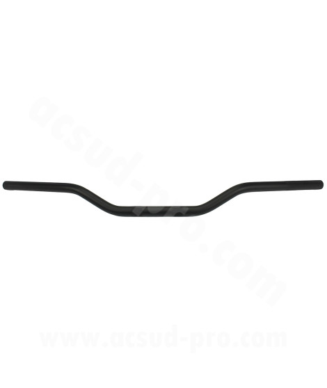 GUIDON MOTO / MECABOITE / CROSS  NOEND ALUMINIUM Ø22.2 COULEUR NOIR (L : 760mm H : 100mm)