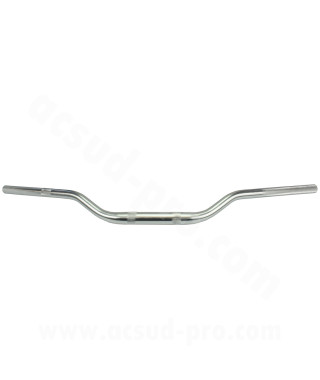 GUIDON MOTO / MECABOITE / CROSS NOEND OVERSIZE ALUMINIUM Ø28.6 COULEUR ALU (L : 804mm H : 100mm)