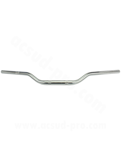 GUIDON MOTO / MECABOITE / CROSS NOEND OVERSIZE ALUMINIUM Ø28.6 COULEUR ALU (L : 804mm H : 100mm)