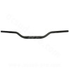 GUIDON MOTO / MECABOITE / CROSS NOEND OVERSIZE ALUMINIUM Ø28.6 COULEUR NOIR (L : 804mm H : 100mm)
