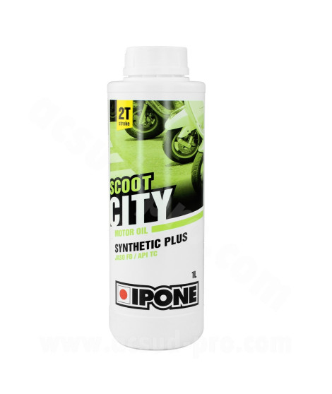 HUILE IPONE 2T SCOOT CITY SYNTHESE (BIDON 1L)