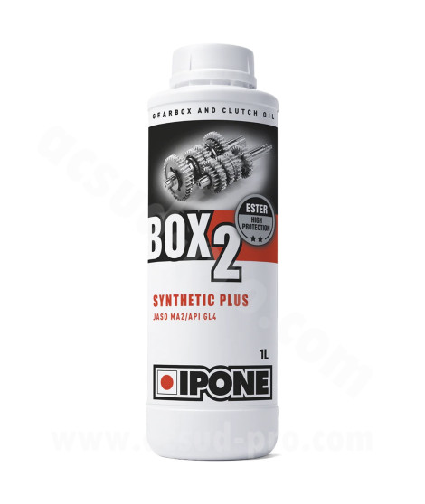HUILE IPONE BOITE DE VITESSE 2T BOX2 SEMI-SYNTESE (BIDON 1L) 10W40