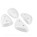 JEU 4 PROTECTION CARROSSERIE ADAPT. MBK STUNT / YAMAHA SLIDER  BLANC