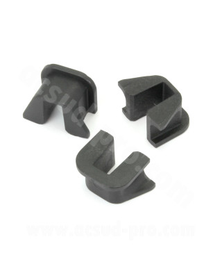 JEU DE 3 GUIDE / TAQUETS PLATEAU APPUI RB MAX ADAPT. HONDA SH 125-150cc + PCX 125 (OEM : 22011-KWN-900)